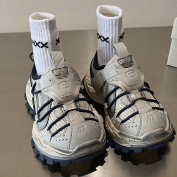 Dad Shoes – Uniszex sportos chunky futócipő Velcro-ös zárással, minden évszakra, gumírozott talp, csúszásmentes, felül szuper szálból