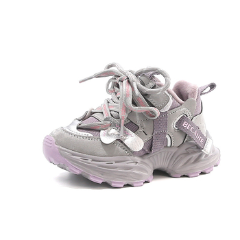 Dječje tenisice s flis podstavom za zimu 2025, unisex, casual dad shoes stil, mekana potplata