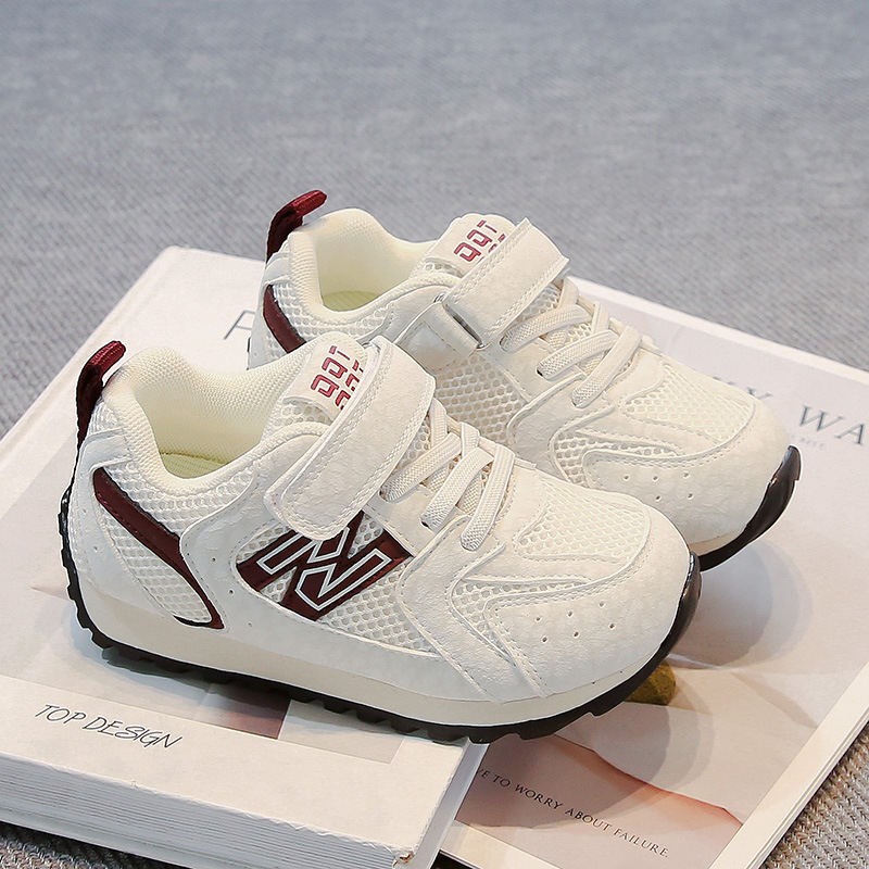 Dječje mrežaste tenisice za trčanje, prozračne, lagane, s Velcro kopčama, gumom potplatom, unisex