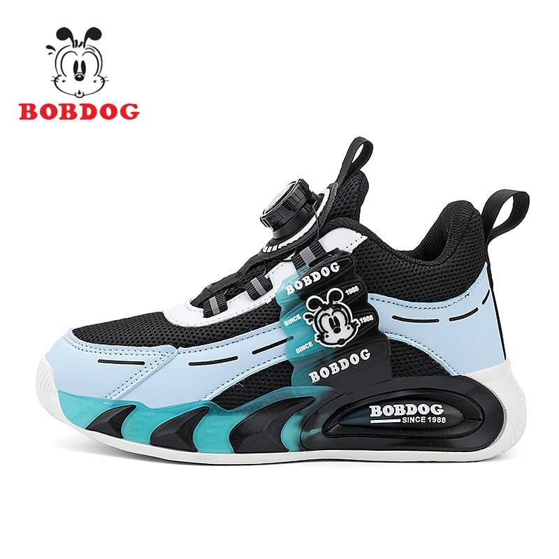 Pantofi de alergare pentru copii — panou din plasă, impermeabili, respirabili, talpă EVA antiderapantă, închidere cu cataramă rotativă