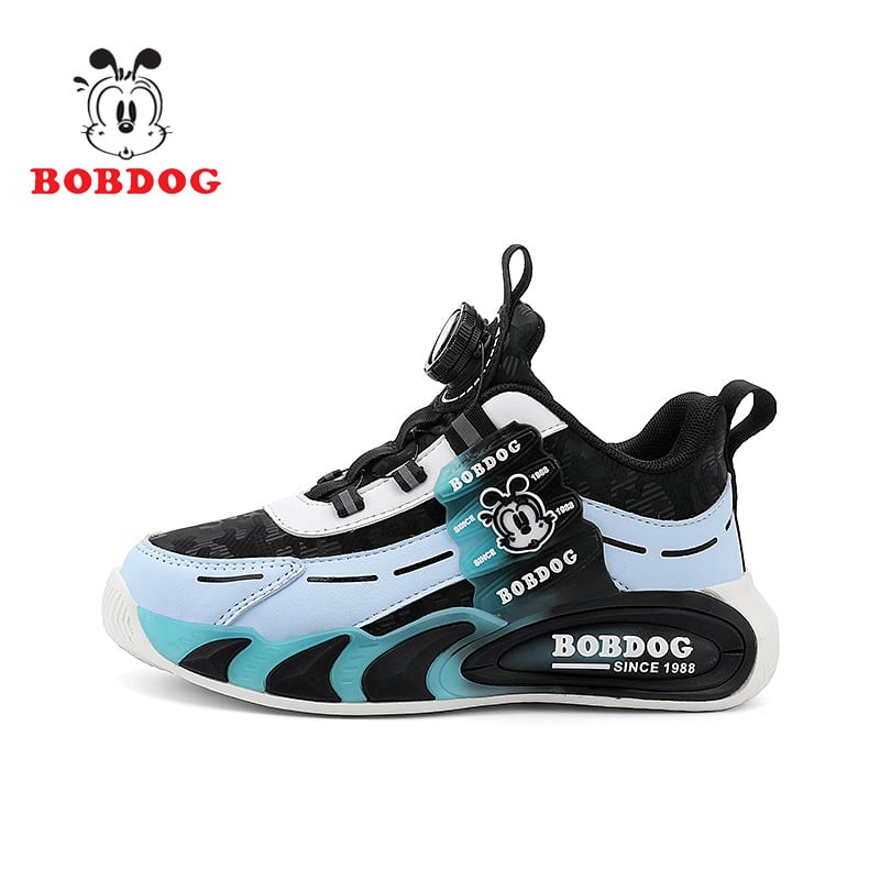 Pantofi de alergare pentru copii — panou din plasă, impermeabili, respirabili, talpă EVA antiderapantă, închidere cu cataramă rotativă