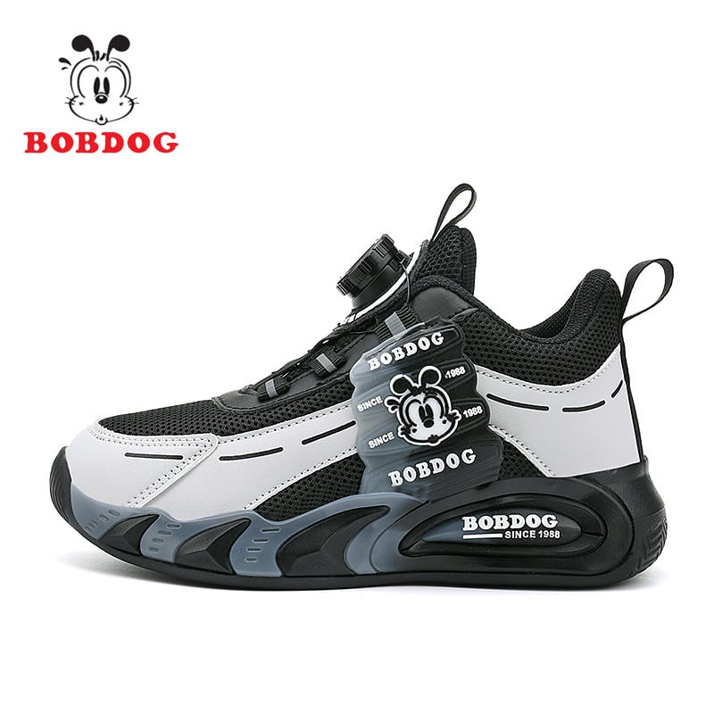 Pantofi de alergare pentru copii — panou din plasă, impermeabili, respirabili, talpă EVA antiderapantă, închidere cu cataramă rotativă