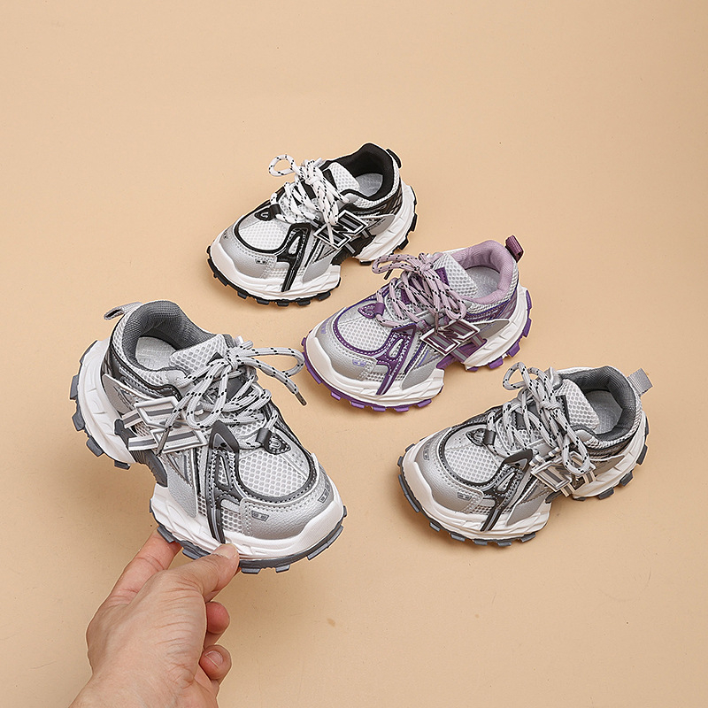 Dječje tenisice s prozračnom mrežom, unisex, masivnog stila dad sneakers, proljeće 2026