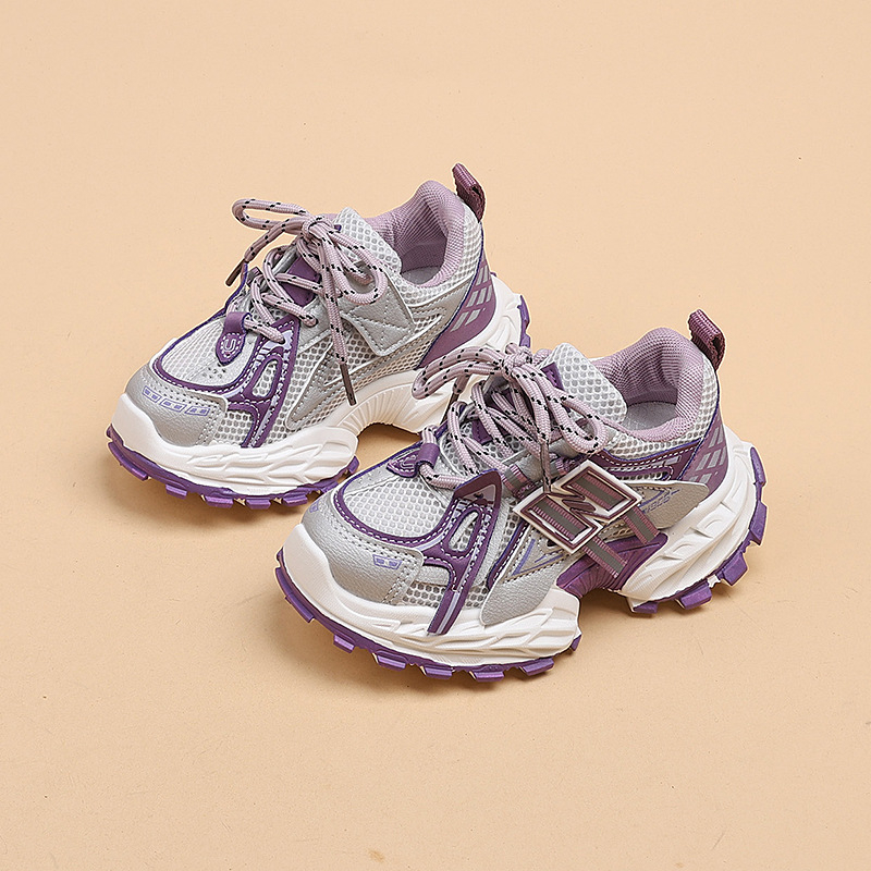 Dječje tenisice s prozračnom mrežom, unisex, masivnog stila dad sneakers, proljeće 2026