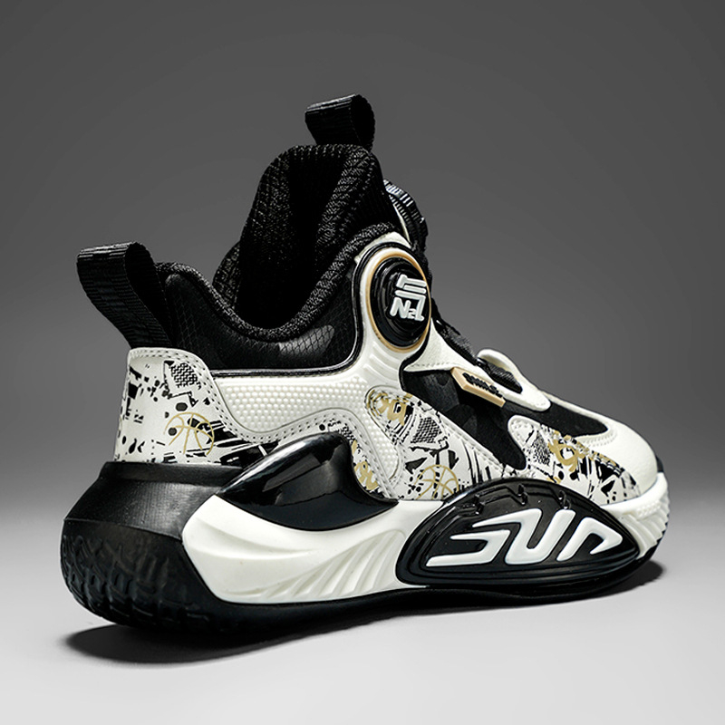 Pantofi de alergare pentru copii, cu partea superioară din PU, talpă din cauciuc antiderapantă, ușori, rezistenți la uzură, unisex