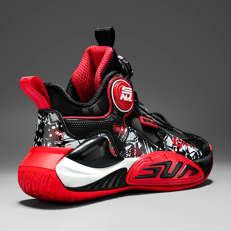 Pantofi de alergare pentru copii, cu partea superioară din PU, talpă din cauciuc antiderapantă, ușori, rezistenți la uzură, unisex