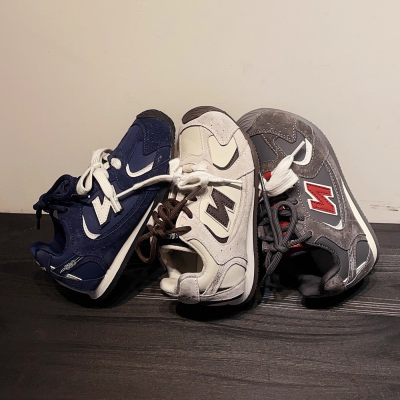 Pantofi sport pentru copii cu închidere Velcro, unisex, partea superioară din Super Fiber, talpă din cauciuc, model cu design armonizat, toamna 2025