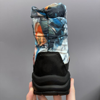 Ghete de copii până la gleznă, unisex, Iarnă 2025, partea superioară din nylon impermeabil, talpă din cauciuc, pentru copii 4–16 ani