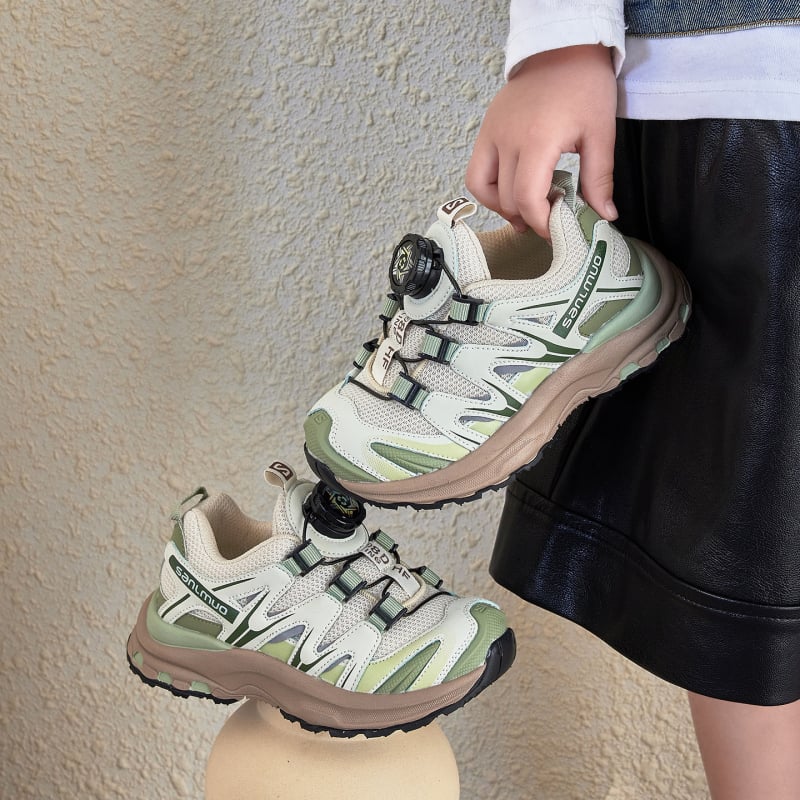 Încălțăminte sport pentru copii dad shoes: partea superioară din piele de vițel, talpă EVA, ușoare, antiderapante, păstrează căldura, unisex