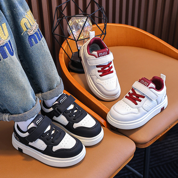 Pantofi sport pentru copii - partea superioară PU, talpă PVC, închidere Velcro, rezistenți la abraziune (Unisex, Vară, Lansare Primăvara 2025)