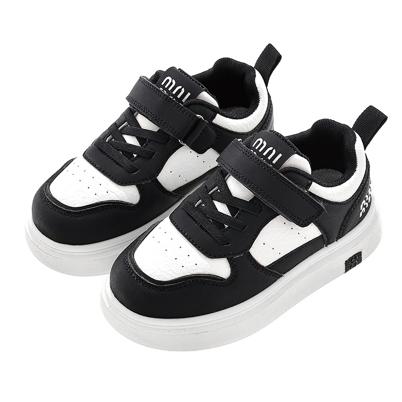 Pantofi sport pentru copii - partea superioară PU, talpă PVC, închidere Velcro, rezistenți la abraziune (Unisex, Vară, Lansare Primăvara 2025)