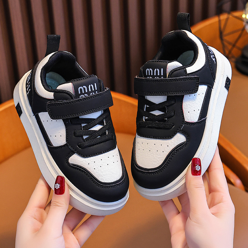 Pantofi sport pentru copii - partea superioară PU, talpă PVC, închidere Velcro, rezistenți la abraziune (Unisex, Vară, Lansare Primăvara 2025)