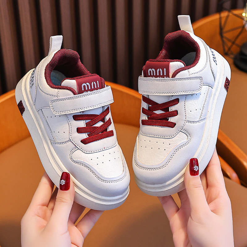 Pantofi sport pentru copii - partea superioară PU, talpă PVC, închidere Velcro, rezistenți la abraziune (Unisex, Vară, Lansare Primăvara 2025)