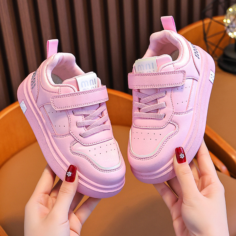 Pantofi sport pentru copii - partea superioară PU, talpă PVC, închidere Velcro, rezistenți la abraziune (Unisex, Vară, Lansare Primăvara 2025)