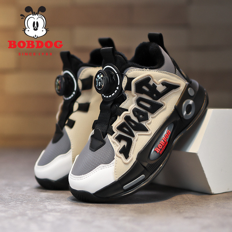 Adidași pentru copii cu închidere prin nasturi, căptuțiți cu fleece, impermeabili și antiderapți, partea superioară din piele sintetică, talpă EVA, pentru vârste 4–16 ani, potriviți pentru iarnă, primăvară și toamnă