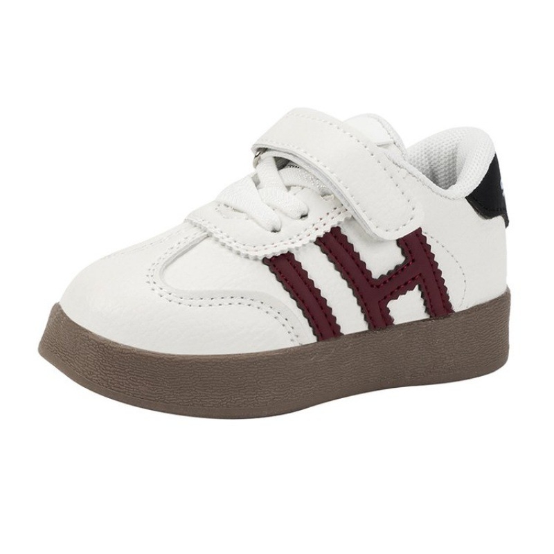 Dječje tenisice za trening s Ultrafilm kožom, prugast uzorak, protuklizna gumena potplat, za dob 4–16 godina