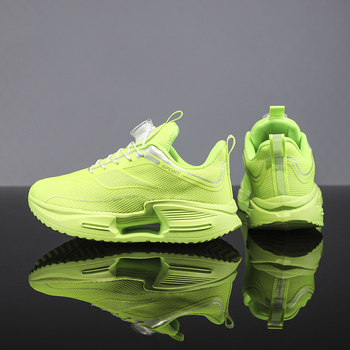 Dječje tenisice za trčanje s prozračnim mrežastim gornjim dijelom, gumom na potplatu, zatvaranje rotirajućom kopčom, otporne na habanje i protiv klizanja, za uzrast 4–16 godina, unisex