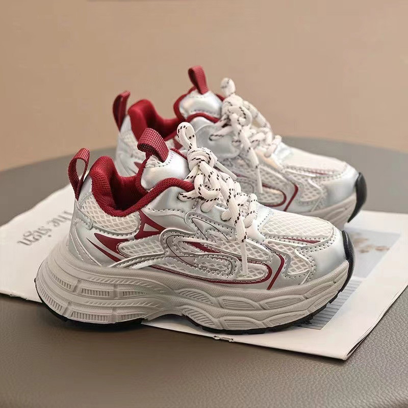 Dječje sportske tenisice - prozračan mrežasti gornji dio, protuklizna PVC potplat, Velcro zatvarač, unisex, za dob djece 4–12 godina