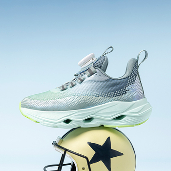 Dječje tenisice za trčanje s prozračnim dvostrukim mrežicama, rotirajućom kopčom, amortizirajuća podloga od gume i EVA, lagane, za proljeće i jesen.