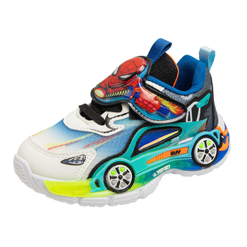 Muške tenisice za dječake, mrežasti gornji dio, crtani uzorak, gumeni potplat, Velcro zatvaranje, proljeće 2025