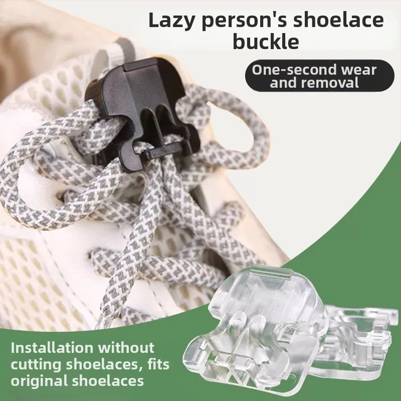 Nesalīdzināta auklas sprādze sporta kurpēm - automātiska sprādze, elastīga auklas aizdare, pieaugušajiem un bērniem, visas sezonas, sporta stils