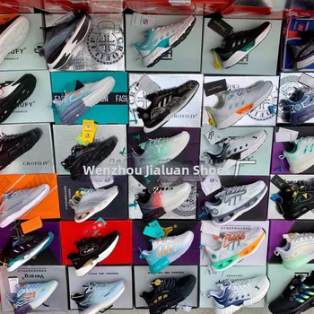 Pantofi de alergare cu partea superioară din plasă, branț EVA, talpă din spumă, model dungat, închidere cu șireturi