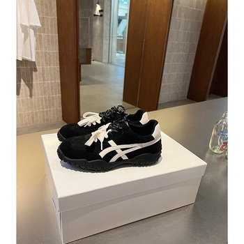 Ženske tenisice od prave kože s debelim potplatom za povećanje visine, visok dizajn 3–7 cm, gumena potplat, prednje vezivanje