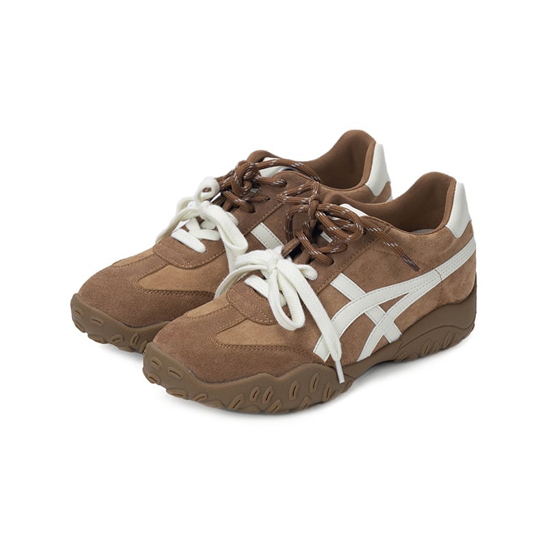 Ženske tenisice od prave kože s debelim potplatom za povećanje visine, visok dizajn 3–7 cm, gumena potplat, prednje vezivanje