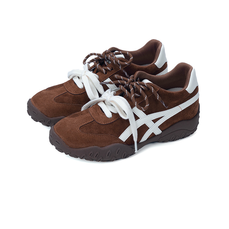 Ženske tenisice od prave kože s debelim potplatom za povećanje visine, visok dizajn 3–7 cm, gumena potplat, prednje vezivanje