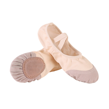 Plesne cipele za djecu i odrasle – platnene gornji dio, kožna potplata; dišuće, lagane, otporne na habanje; pogodne za balet i moderni ples