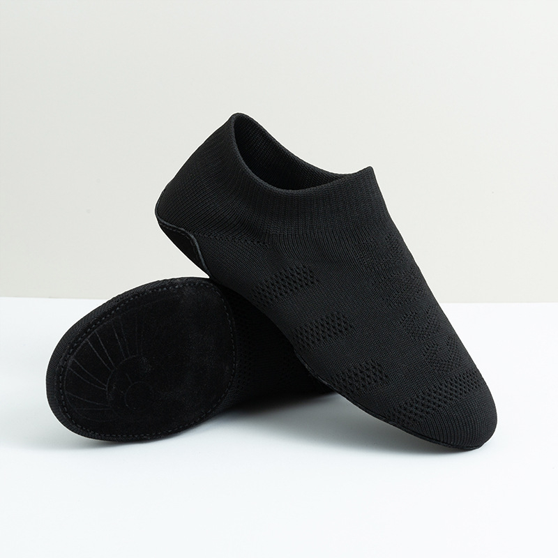 Plesne cipele za djecu, unisex, kožna potplata, prozračni mrežasti gornji dio, balet/moderni ples/latinski ples