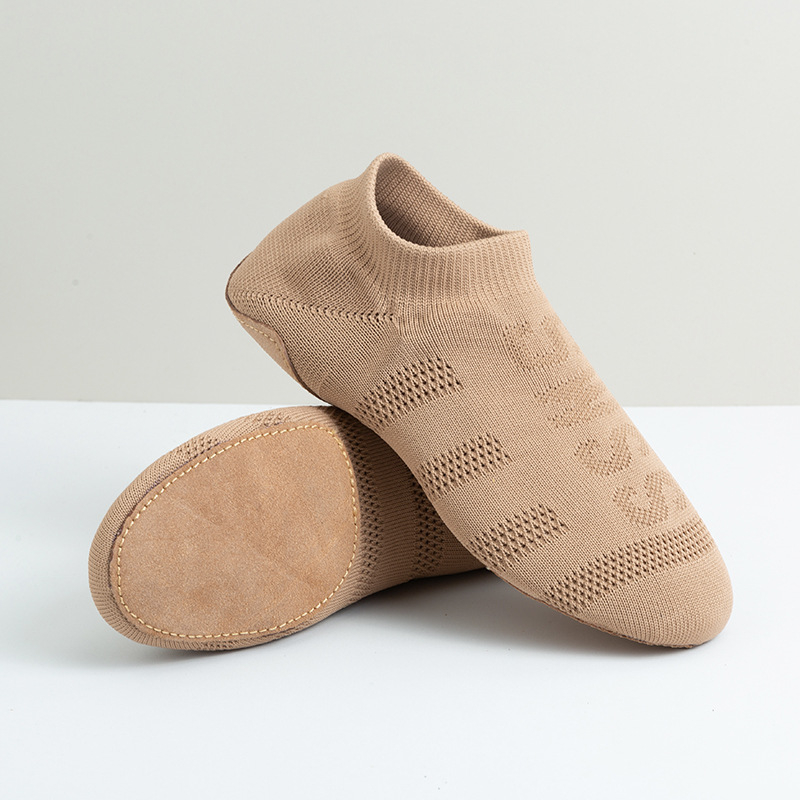 Plesne cipele za djecu, unisex, kožna potplata, prozračni mrežasti gornji dio, balet/moderni ples/latinski ples