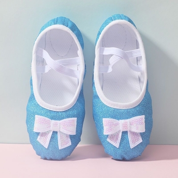 Dječje baletne cipele za djevojčice, mekani potplat, pamuk gornji dio, za plesnu vježbu