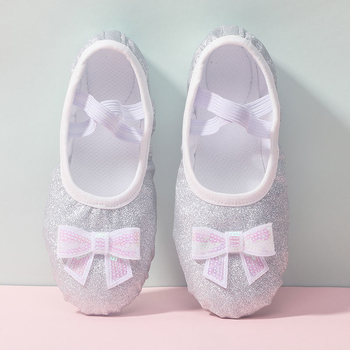 Dječje baletne cipele za djevojčice, mekani potplat, pamuk gornji dio, za plesnu vježbu