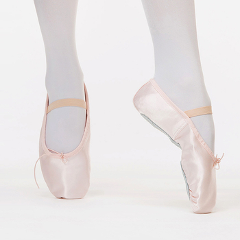 Baletanke za djevojčice – svilenkasti gornji dio, potplat od dvostruko složene kože krave, prozračne, lagane, za balet i kineski ples