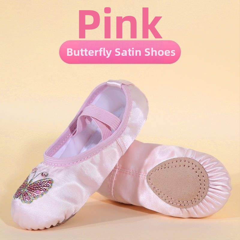 Vaikų šokių bateliai mergaitei, šilko viršus, minkšta pada, princesės stilius, Pekinės operos šokiui (Amžius: 2 metai; Viršus: šilkas; Minkšta pada; Stilius: princesė; Šokis: Pekinės operos)