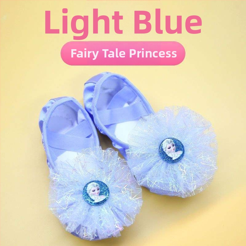 Vaikų šokių bateliai mergaitei, šilko viršus, minkšta pada, princesės stilius, Pekinės operos šokiui (Amžius: 2 metai; Viršus: šilkas; Minkšta pada; Stilius: princesė; Šokis: Pekinės operos)
