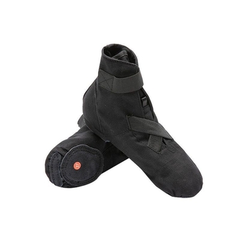 Férfi Velcro-os Vászon Jazz Tánc Cipő, Bőr Talppal, Magas Szárú, Légáteresztő