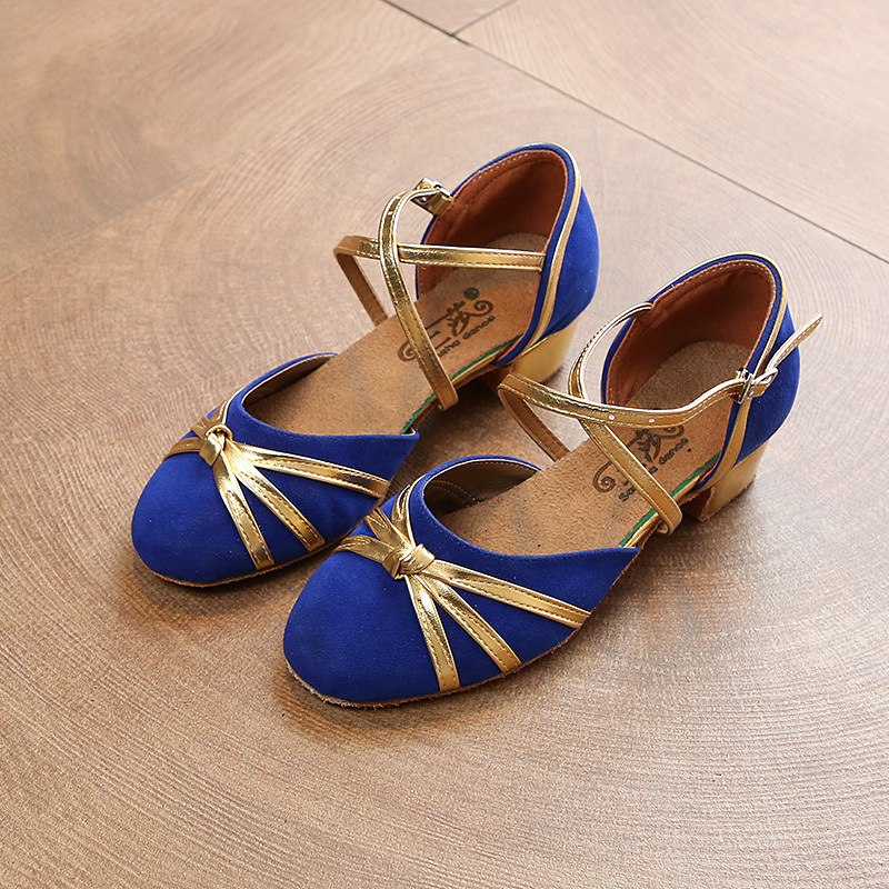 Pantofi de dans latino pentru copii Cha Cha – talpă moale