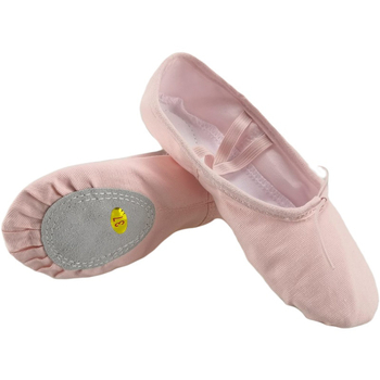 Παπούτσια Χορού για Μπαλέτο - Ελαφριά, Αναπνέοντα, Άνω μέρος από Βαμβάκι, Σόλα από Δέρμα Αγελάδας, Unisex