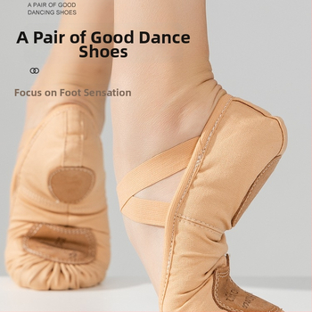 Unisex baleta kurpes ar mīkstu zoli ķīniešu klasiskajam deju stilam – baleta nodarbības bērniem un pieaugušajiem (Zoles materiāls: MD; Lietošana: Balets)