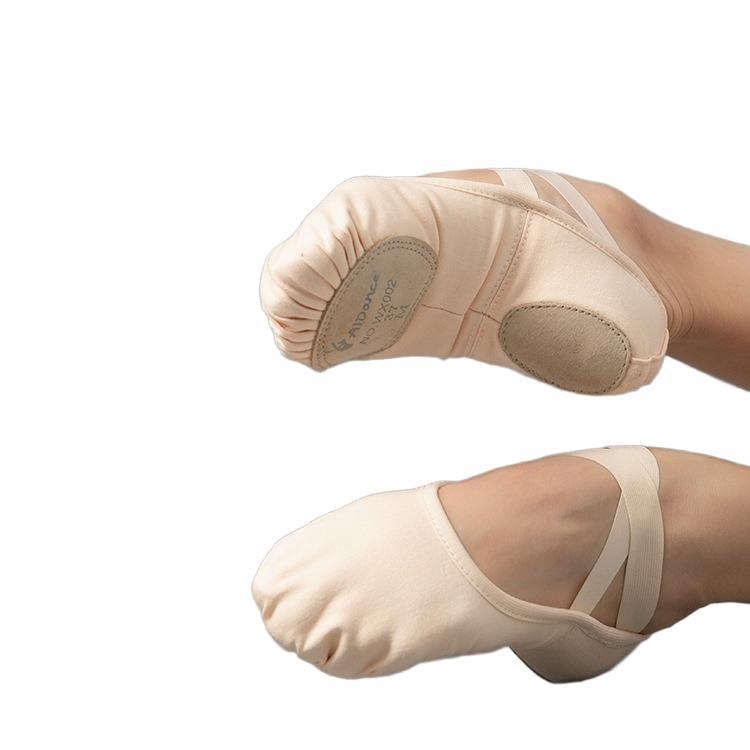 Uniszex balettcipő puha talppal kínai klasszikus tánchoz – balett gyakorlat gyerekeknek és felnőtteknek (Talp: MD; Használat: Balettgyakorlat)