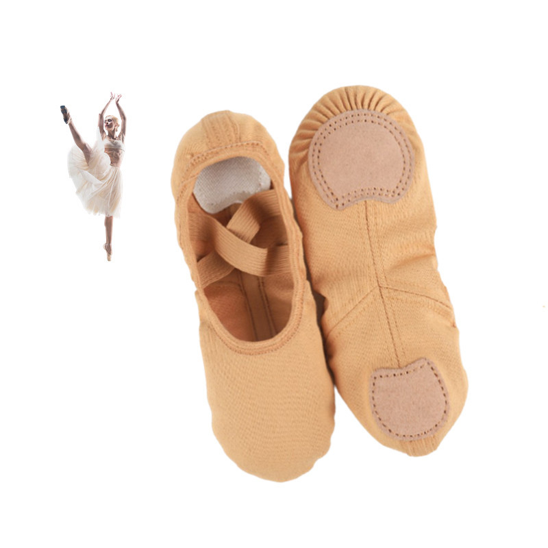 Plesne cipele – gornji dio Lycra Stretch, kožna potplata; prozračna, lagana, otporna na habanje; za balet, moderni ples i latino ples (odrasli, unisex)