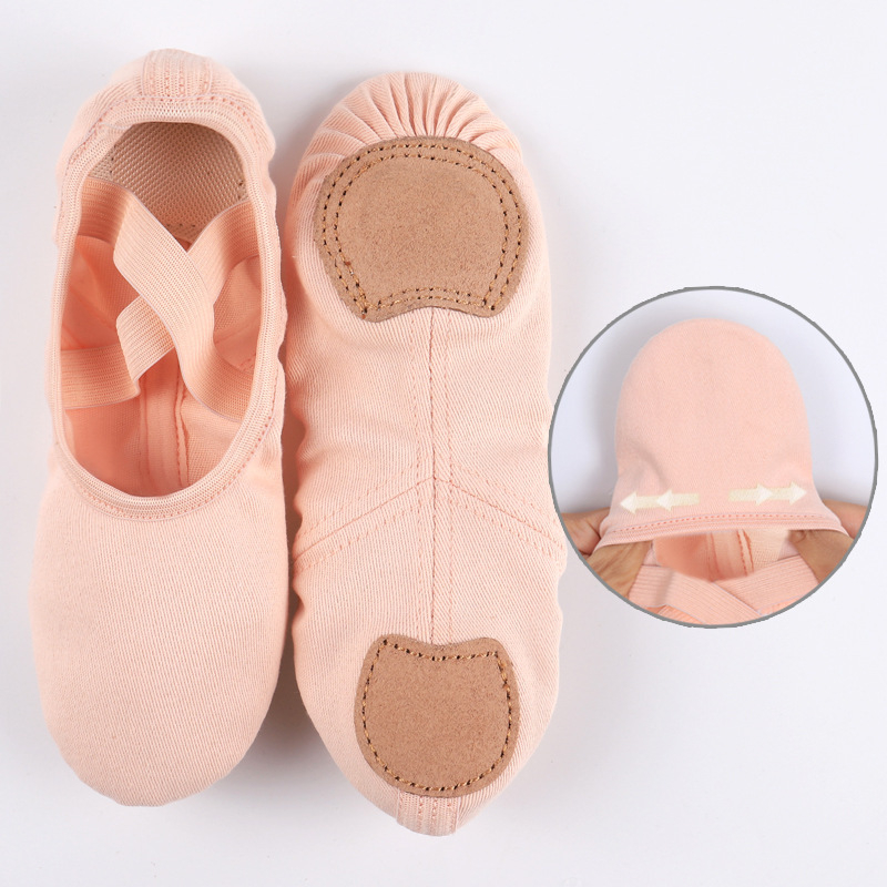 Plesne cipele – gornji dio Lycra Stretch, kožna potplata; prozračna, lagana, otporna na habanje; za balet, moderni ples i latino ples (odrasli, unisex)