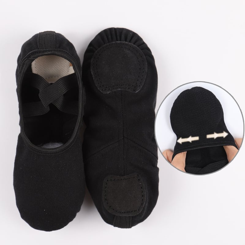 Plesne cipele – gornji dio Lycra Stretch, kožna potplata; prozračna, lagana, otporna na habanje; za balet, moderni ples i latino ples (odrasli, unisex)