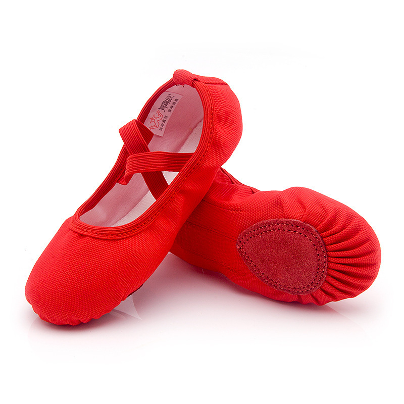 Joga tenisice za odrasle, bez vezica, mekana potplata, potplata od kože, gornji dio od pamuka (unisex)