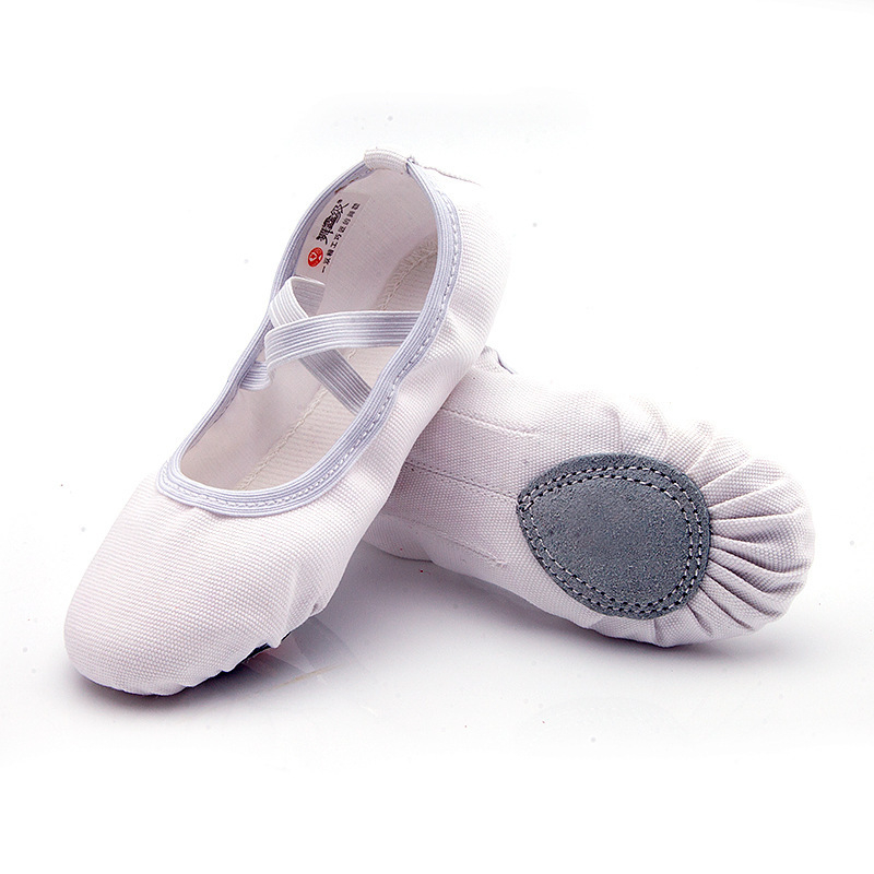 Joga tenisice za odrasle, bez vezica, mekana potplata, potplata od kože, gornji dio od pamuka (unisex)