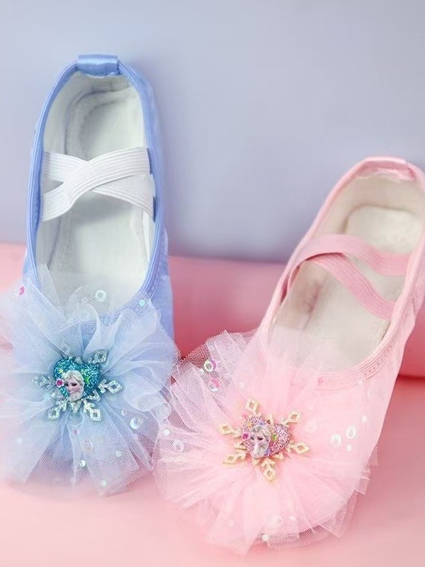 Dječje baletanke s debelim potplatom PU, gornji dio sintetička koža i najlon s kožom, prozračne, lagane, otporne na habanje, apsorpcija udaraca, s motivom mačjih šapa
