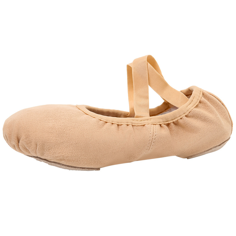Unisex baletne plesne cipele, Lycra stretch gornji dio, kožna potplata, ojačana potplata, ublažavaju udarce