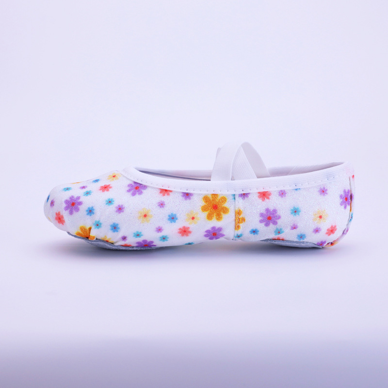 Női tánc cipő — könnyű, bőr talpú, puha talp